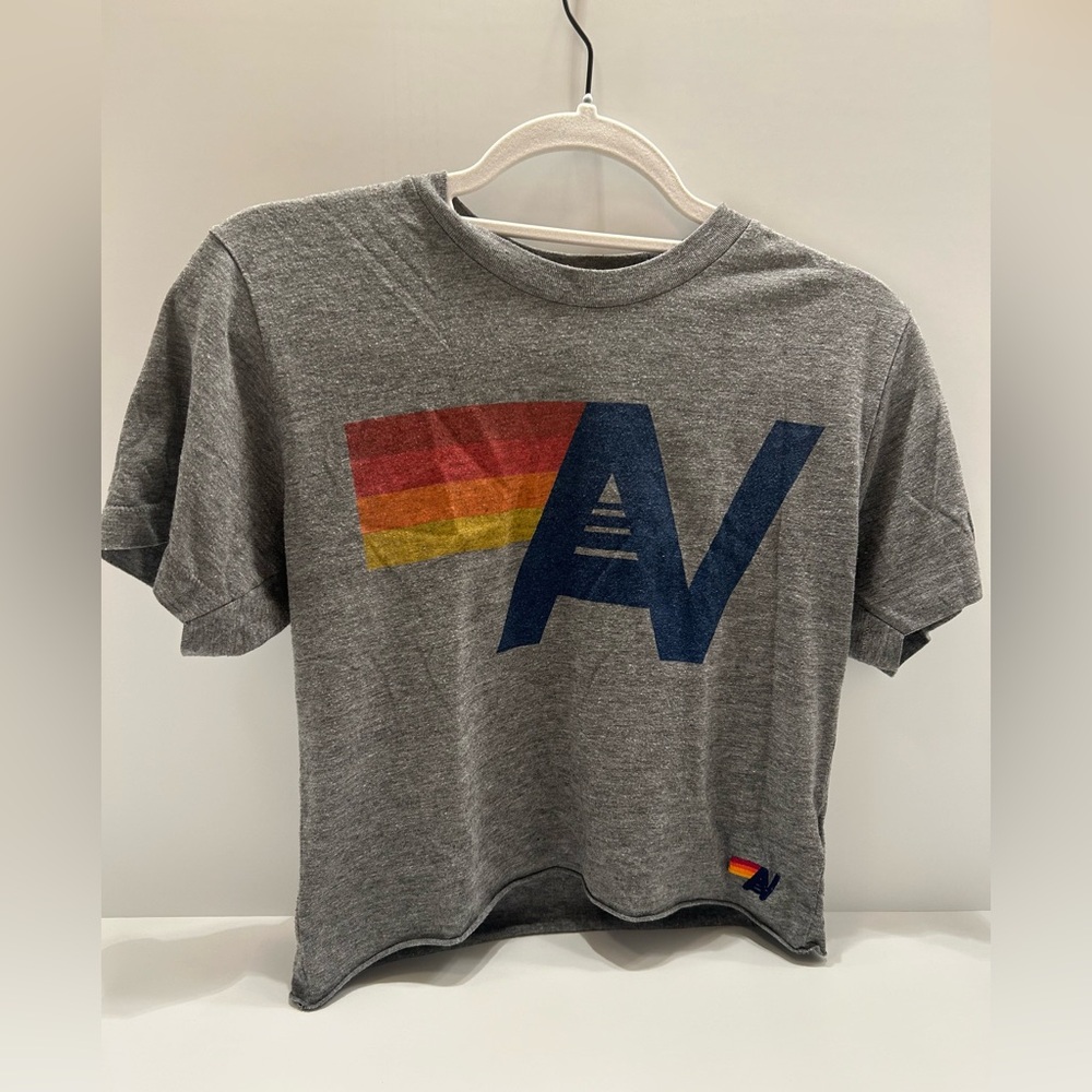 LOGO BOYFRIEND TEE - HEATHER GREY